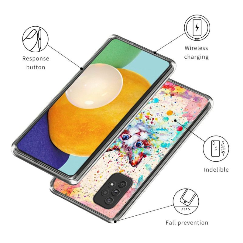 Maskica Samsung Galaxy A53 5G Mačka Art