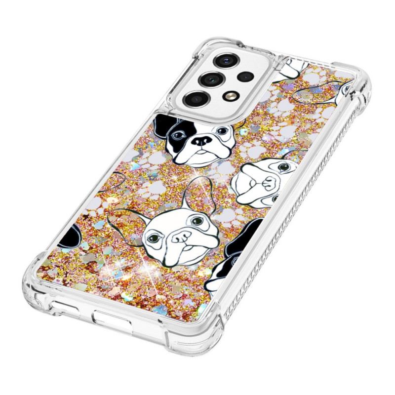 Maskica Samsung Galaxy A53 5G Mr Dog Sequins