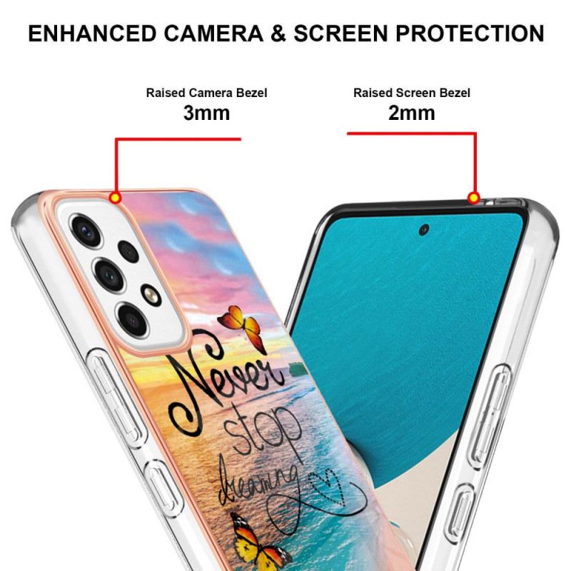 Maskica Samsung Galaxy A53 5G Nikad Ne Prestanite Sanjati Leptire