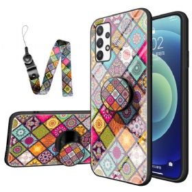 Maskica Samsung Galaxy A53 5G Patchwork Magnetski Držač