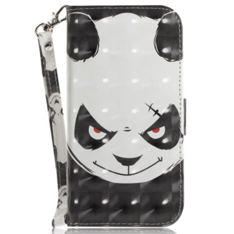 Flip Futrola Xiaomi 14t Pro Maskice Za Mobitele Ljuta Panda S Remenom