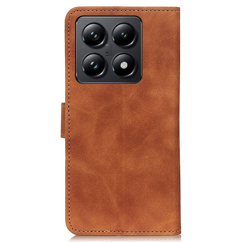 Kožna Futrola Xiaomi 14t Pro Khazneh Suede Style