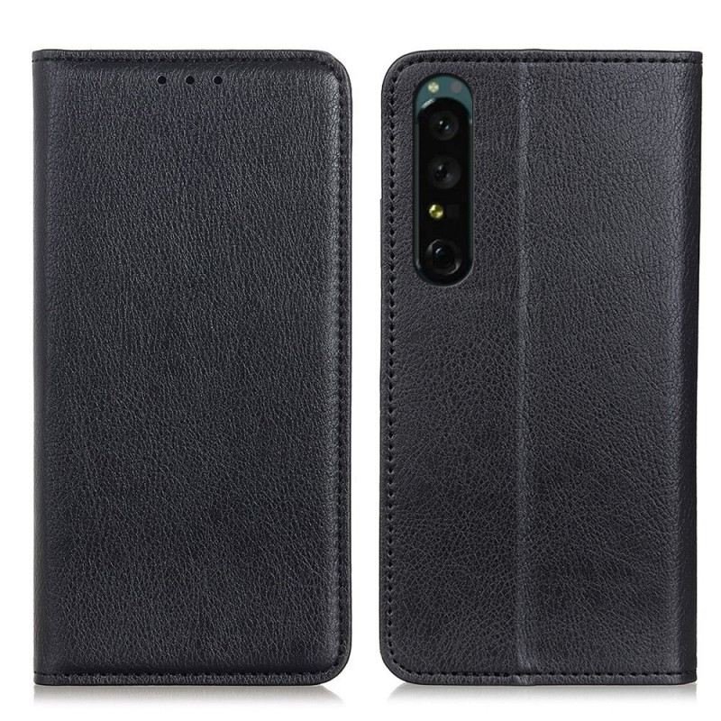 Flip Futrola Sony Xperia 1 IV Kožna Futrola Litchi Split Koža