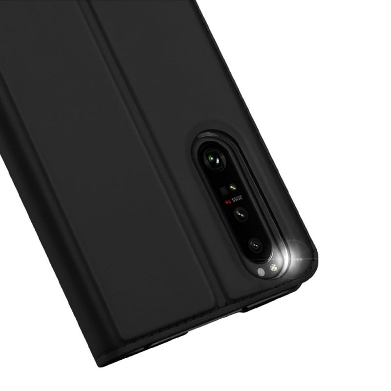 Flip Futrola Sony Xperia 1 IV Kožna Futrola Skin Pro Series Dux Ducis