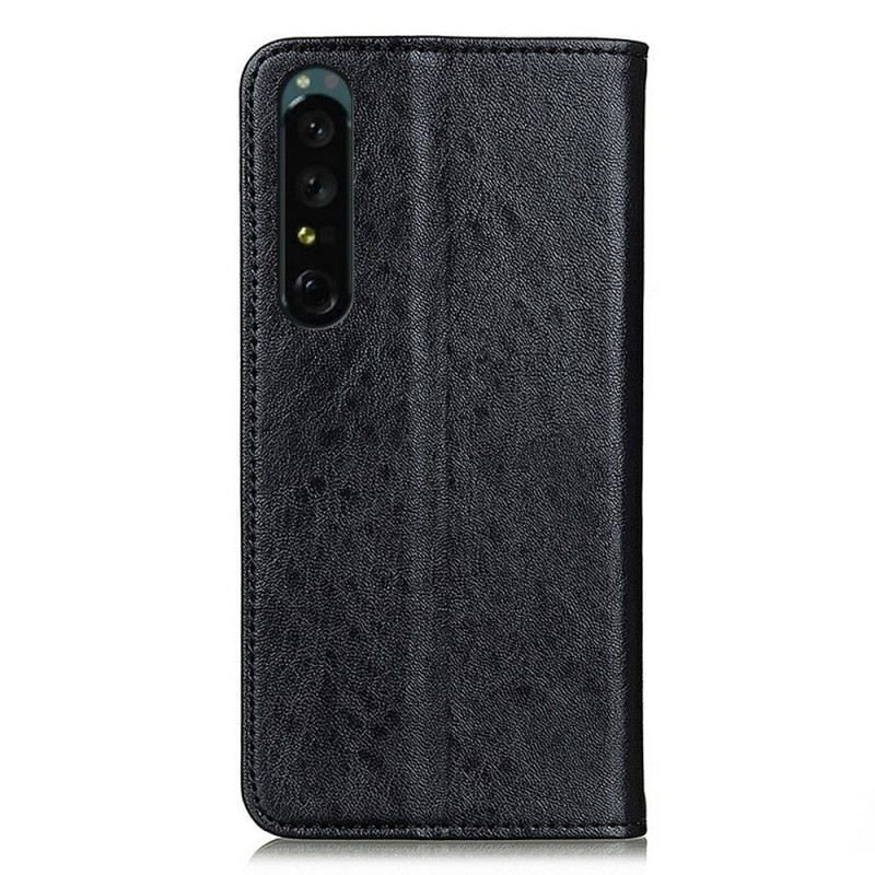 Flip Futrola Sony Xperia 1 IV Kožna Futrola Tekstura