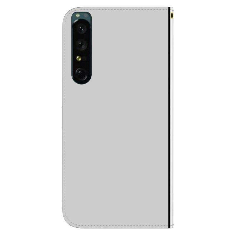 Futrola Sony Xperia 1 IV Zrcalni Remen Od Umjetne Kože