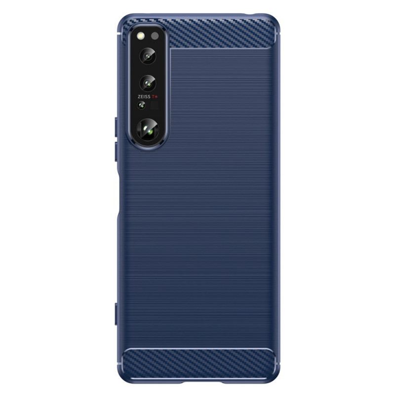 Maskica Sony Xperia 1 IV Brušena Karbonska Vlakna