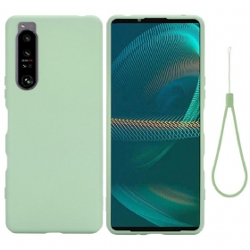 Maskica Sony Xperia 1 IV Tekući Silikon S Remenčićima