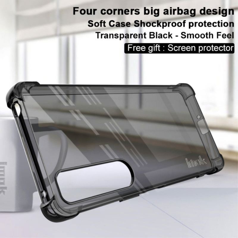 Maskica Sony Xperia 1 IV Transparentno S Imak Screen Filmom