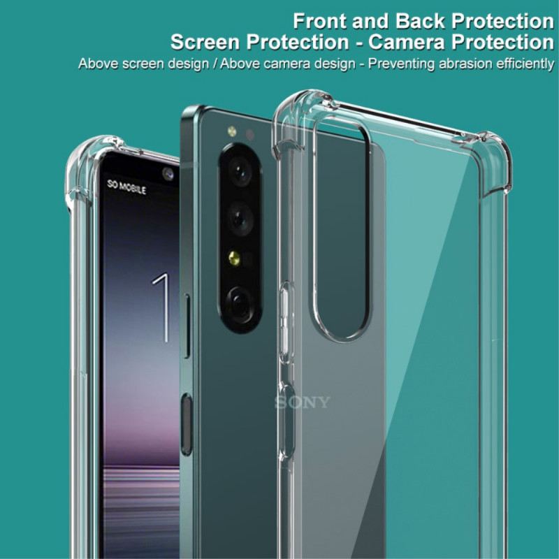 Maskica Sony Xperia 1 IV Transparentno S Imak Screen Filmom