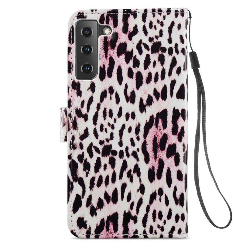 Flip Futrola Samsung Galaxy S21 FE Leopard Uzorak