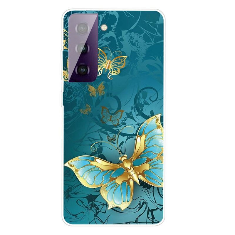 Maskica Samsung Galaxy S21 FE Fleksibilni Leptiri