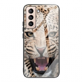 Maskica Samsung Galaxy S21 FE Leopard Kaljeno Staklo