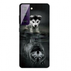 Maskica Samsung Galaxy S21 FE Puppy Dream