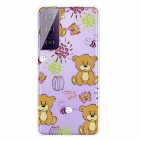 Maskica Samsung Galaxy S21 FE Teddy Bears Top