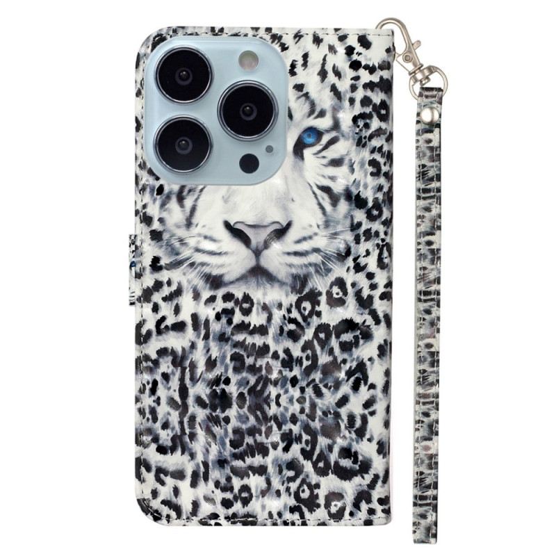 Futrola iPhone 15 Pro Max 3d Leopard S Remenom