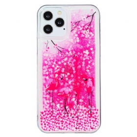 Maskica iPhone 15 Pro Max Flamingo Glitter