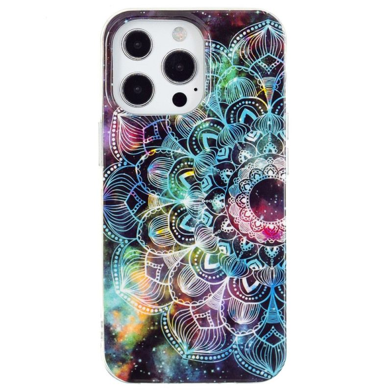 Maskica iPhone 15 Pro Max Fluorescentna Mandala