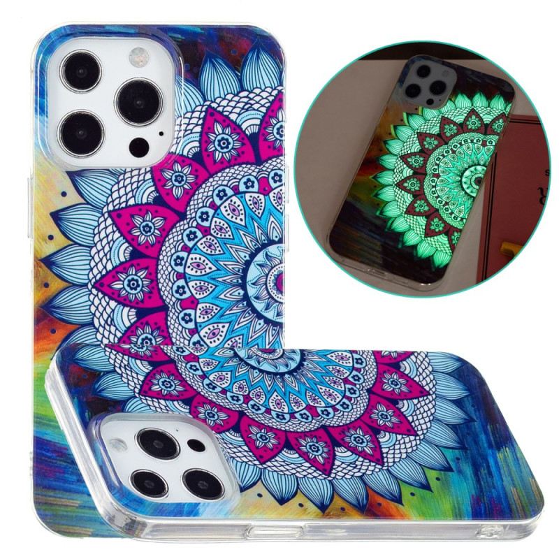 Maskica iPhone 15 Pro Max Fluorescentna Mandala