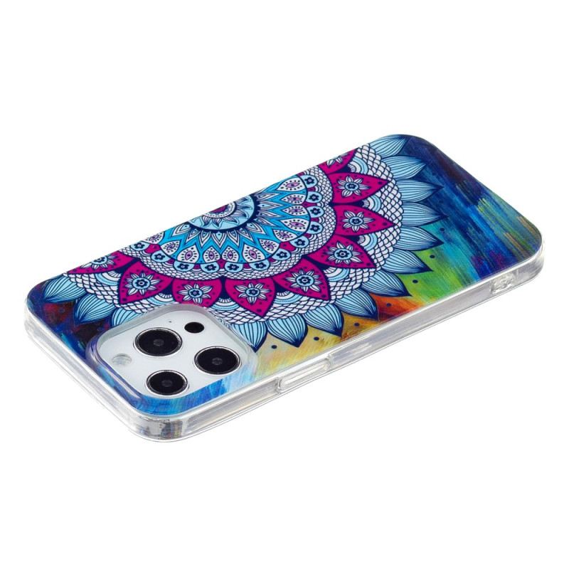 Maskica iPhone 15 Pro Max Fluorescentna Mandala