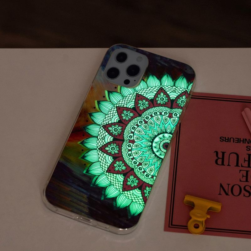 Maskica iPhone 15 Pro Max Fluorescentna Mandala