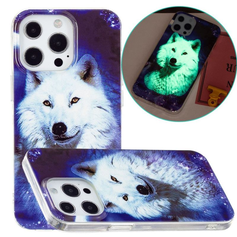 Maskica iPhone 15 Pro Max Fluorescentni Vuk