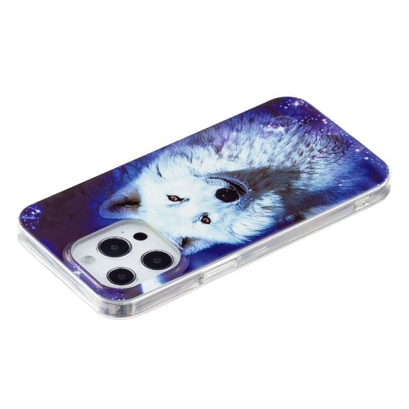 Maskica iPhone 15 Pro Max Fluorescentni Vuk