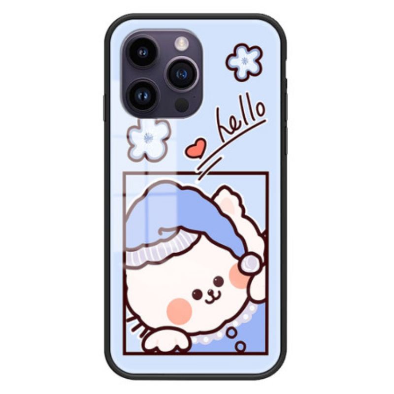 Maskica iPhone 15 Pro Max Kaljeno Staklo Blue Cat