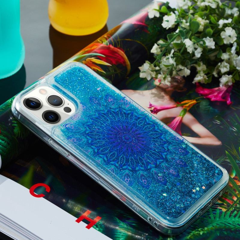 Maskica iPhone 15 Pro Max Mandala Glitter