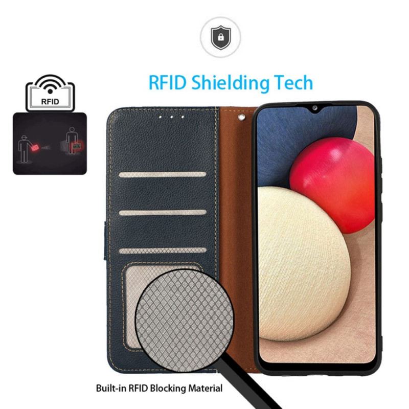 Flip Futrola Poco M5 Lychee Style Rfid Khazneh