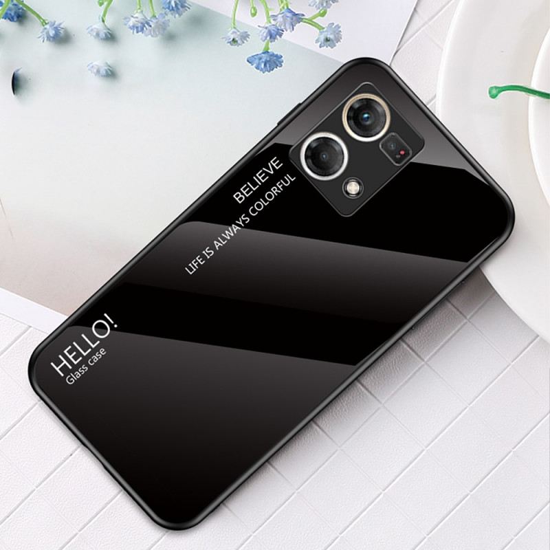 Maskica Oppo Reno 7 Kaljeno Staklo Pozdrav