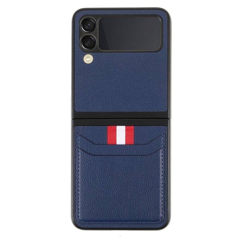 Flip Futrola Samsung Galaxy Z Flip 3 5G Kožna Futrola Držač Kartice Tricolor