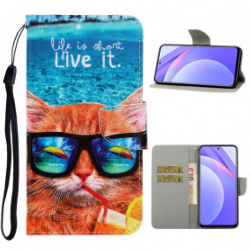 Flip Futrola Xiaomi Mi 10T Lite Cat Live It Strappy