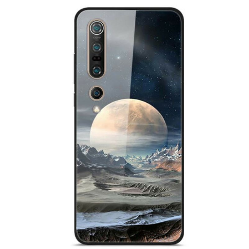 Maskica Xiaomi Mi 10 / 10 Pro Kaljeno Staklo Space Moon