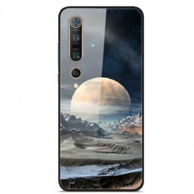 Maskica Xiaomi Mi 10 / 10 Pro Kaljeno Staklo Space Moon