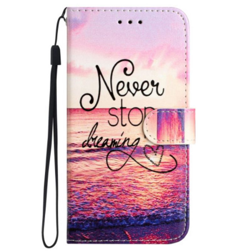 Flip Futrola Samsung Galaxy S24 5g Maskice Za Mobitele Midnight Never Stop Dreaming With Strap