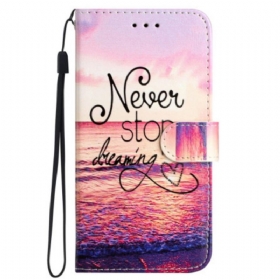 Flip Futrola Samsung Galaxy S24 5g Maskice Za Mobitele Midnight Never Stop Dreaming With Strap