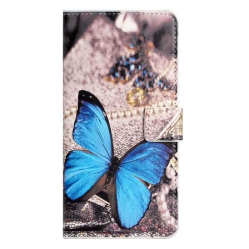 Flip Futrola Samsung Galaxy S24 5g Maskice Za Mobitele Plavi Leptir