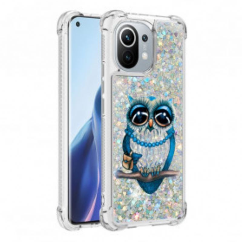 Maskica Xiaomi Mi 11 (5G) Miss Owl Sequins