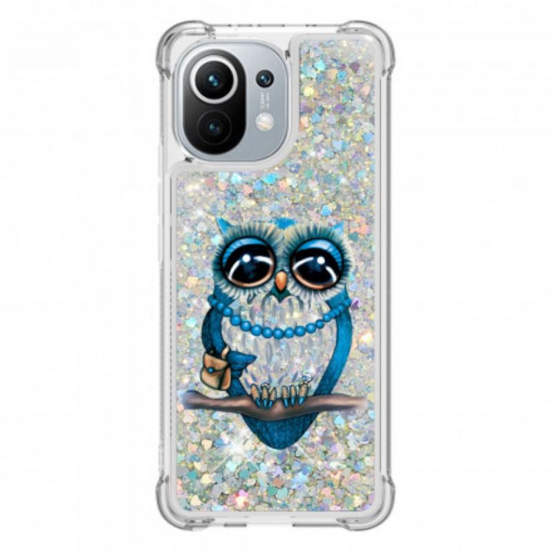 Maskica Xiaomi Mi 11 (5G) Miss Owl Sequins