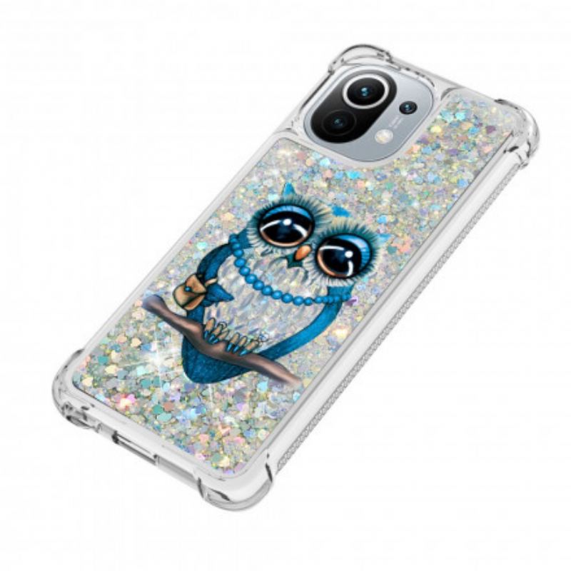 Maskica Xiaomi Mi 11 (5G) Miss Owl Sequins