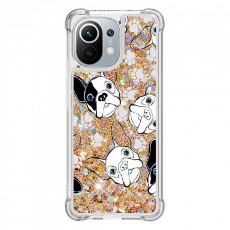 Maskica Xiaomi Mi 11 (5G) Mr Dog Sequins