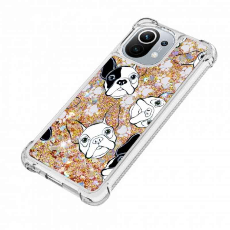 Maskica Xiaomi Mi 11 (5G) Mr Dog Sequins