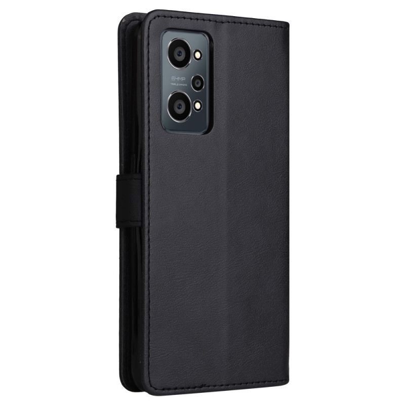 Flip Futrola Realme GT Neo 3T / Neo 2 Efekt Kože S Remenom