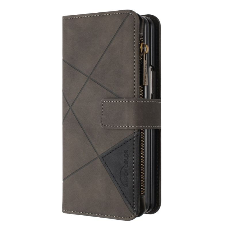 Kožna Futrola Samsung Galaxy Z Fold 6 Binfen Color Geometry Wallet