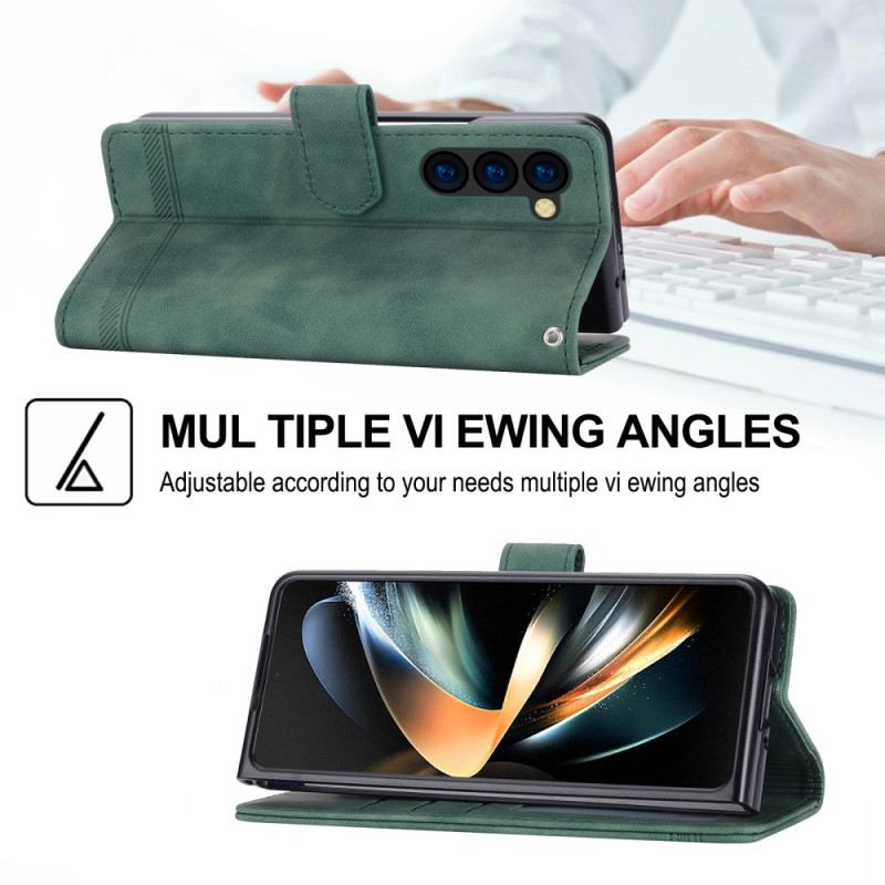 Kožna Futrola Samsung Galaxy Z Fold 6 Dierfeng