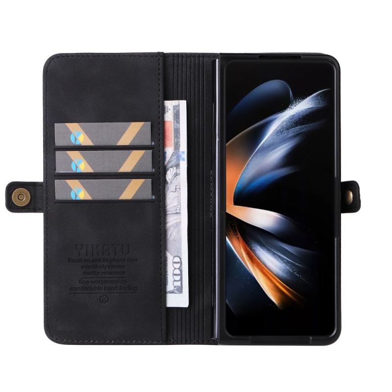 Kožna Futrola Samsung Galaxy Z Fold 6 Vintage Yikatu