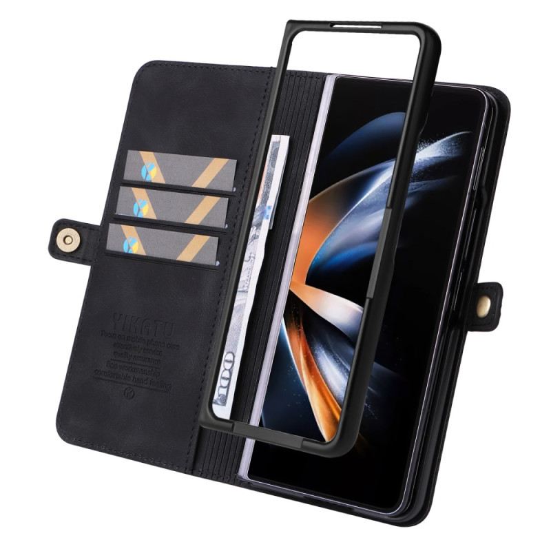 Kožna Futrola Samsung Galaxy Z Fold 6 Vintage Yikatu