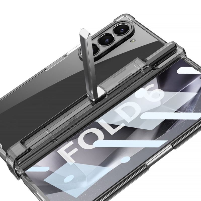 Maskica Samsung Galaxy Z Fold 6 Prozirni Držač Za Olovku I Nosač Gkk