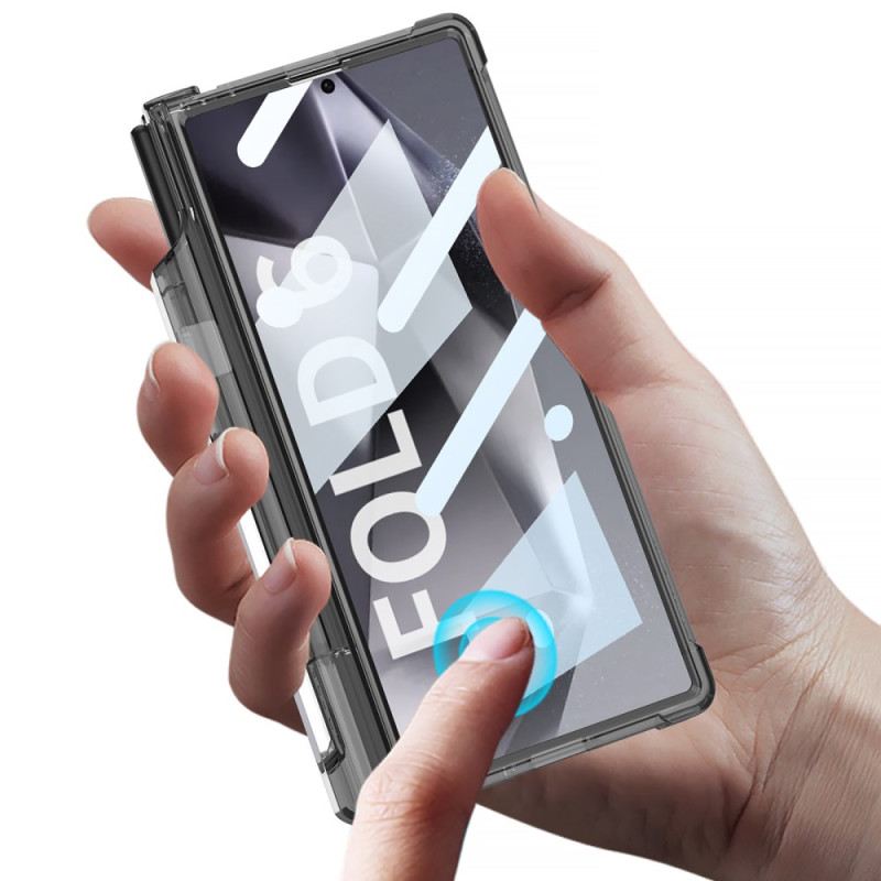 Maskica Samsung Galaxy Z Fold 6 Prozirni Držač Za Olovku I Nosač Gkk